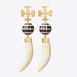Tory Burch Roxanne Horn Drop Earrings